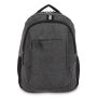Harper gerecycled katoenen canvas rugzak 45 x 32 x 16 cm - Donker Grijs