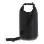 Waterwerende tas 10 Liter IPX6 voor strand, boot, outdoor 44 x ø 18 cm - Zwart