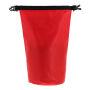 Waterwerende tas 10 Liter IPX6 voor strand, boot, outdoor 44 x ø 18 cm - Rood