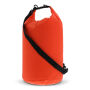 Waterwerende tas 15 Liter IPX6 voor strand, boot, outdoor 50 x ø 18 cm - Oranje