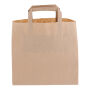 Digi two papieren draagtas FSC 70g/m² 26 x 17 x 25 cm full colour - Bruin