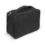Electra organizer voor allerlei elektronica 24 x 18 x 9 cm polyester - Zwart
