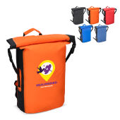 Rolltop rugzak 25 liter waterproof PVC 50 x 30 x 19 cm