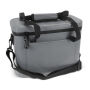 Adventure waterdichte koelbox IPX4 duurzaam PVC 24 x 39 x 19 cm - Donker Grijs