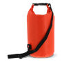Waterwerende tas 10 Liter IPX6 voor strand, boot, outdoor 44 x ø 18 cm - Oranje