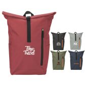 Nolan roll-top rugzak RPET polyester 59 x 16 x 27 cm laptopvak 15,6 inch