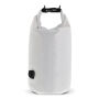 Waterwerende tas 10 Liter IPX6 voor strand, boot, outdoor 44 x ø 18 cm - Wit
