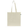 Fairtrade katoenen tas ecru lang 140 g/m² 38 x 10 x 42 cm - Ecru