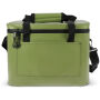 Adventure waterdichte koelbox IPX4 duurzaam PVC 24 x 39 x 19 cm - Olijfgroen
