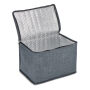 InSideOut Opvouwbare (koel) mand Sogne 38 x 26 x 25 cm rPET - Donker Grijs