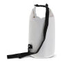 Waterwerende tas 10 Liter IPX6 voor strand, boot, outdoor 44 x ø 18 cm - Wit