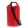 Waterwerende tas 15 Liter IPX6 voor strand, boot, outdoor 50 x ø 18 cm - Rood