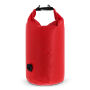 Waterwerende tas 10 Liter IPX6 voor strand, boot, outdoor 44 x ø 18 cm - Rood