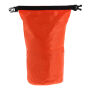 Waterwerende tas 10 Liter IPX6 voor strand, boot, outdoor 44 x ø 18 cm - Oranje