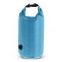 Waterwerende tas 10 Liter IPX6 voor strand, boot, outdoor 44 x ø 18 cm - Lichtblauw