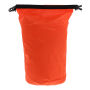 Waterwerende tas 15 Liter IPX6 voor strand, boot, outdoor 50 x ø 18 cm - Oranje
