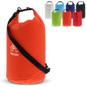 Waterwerende tas 15 Liter IPX6 voor strand, boot, outdoor 50 x ø 18 cm