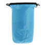 Waterwerende tas 10 Liter IPX6 voor strand, boot, outdoor 44 x ø 18 cm - Lichtblauw