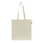 Fairtrade katoenen tas ecru lang 140 g/m² 38 x 10 x 42 cm - Ecru
