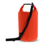 Waterwerende tas 15 Liter IPX6 voor strand, boot, outdoor 50 x ø 18 cm - Oranje