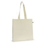 Fairtrade katoenen tas ecru lang 140 g/m² 38 x 10 x 42 cm - Ecru