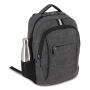 Harper gerecycled katoenen canvas rugzak 45 x 32 x 16 cm - Donker Grijs