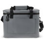 Adventure waterdichte koelbox IPX4 duurzaam PVC 24 x 39 x 19 cm - Donker Grijs