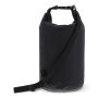 Waterwerende tas 15 Liter IPX6 voor strand, boot, outdoor 50 x ø 18 cm - Zwart