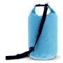 Waterwerende tas 15 Liter IPX6 voor strand, boot, outdoor 50 x ø 18 cm - Lichtblauw