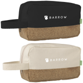 CosCork Eco toilettas 8 x 24 x 14 cm organisch canvas/kurk