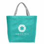 London RPET draagtas gerecycled non woven - Turquoise