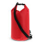 Waterwerende tas 10 Liter IPX6 voor strand, boot, outdoor 44 x ø 18 cm - Rood